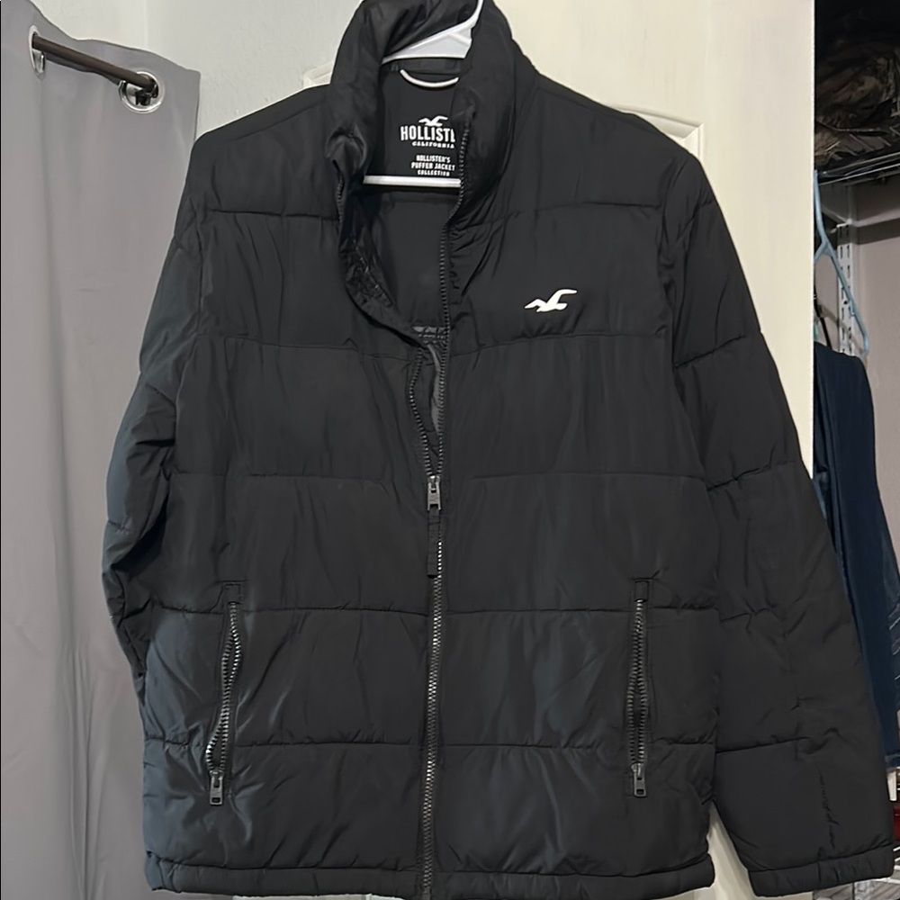 Hollister Black Puffer Jacket